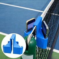 Supporto per Telefono e Action Cam 3D per Rete da Tennis, Clip di Fissaggio a Doppia Persiana per Registrazione Partite e Allenamento - Vendita Calda