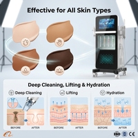 Appareil de beauté multifonctionnel pour le visage, élimination des points noirs, 17 en 1, machine Hydra, soin de la peau, hydrodermabrasion, appareil facial