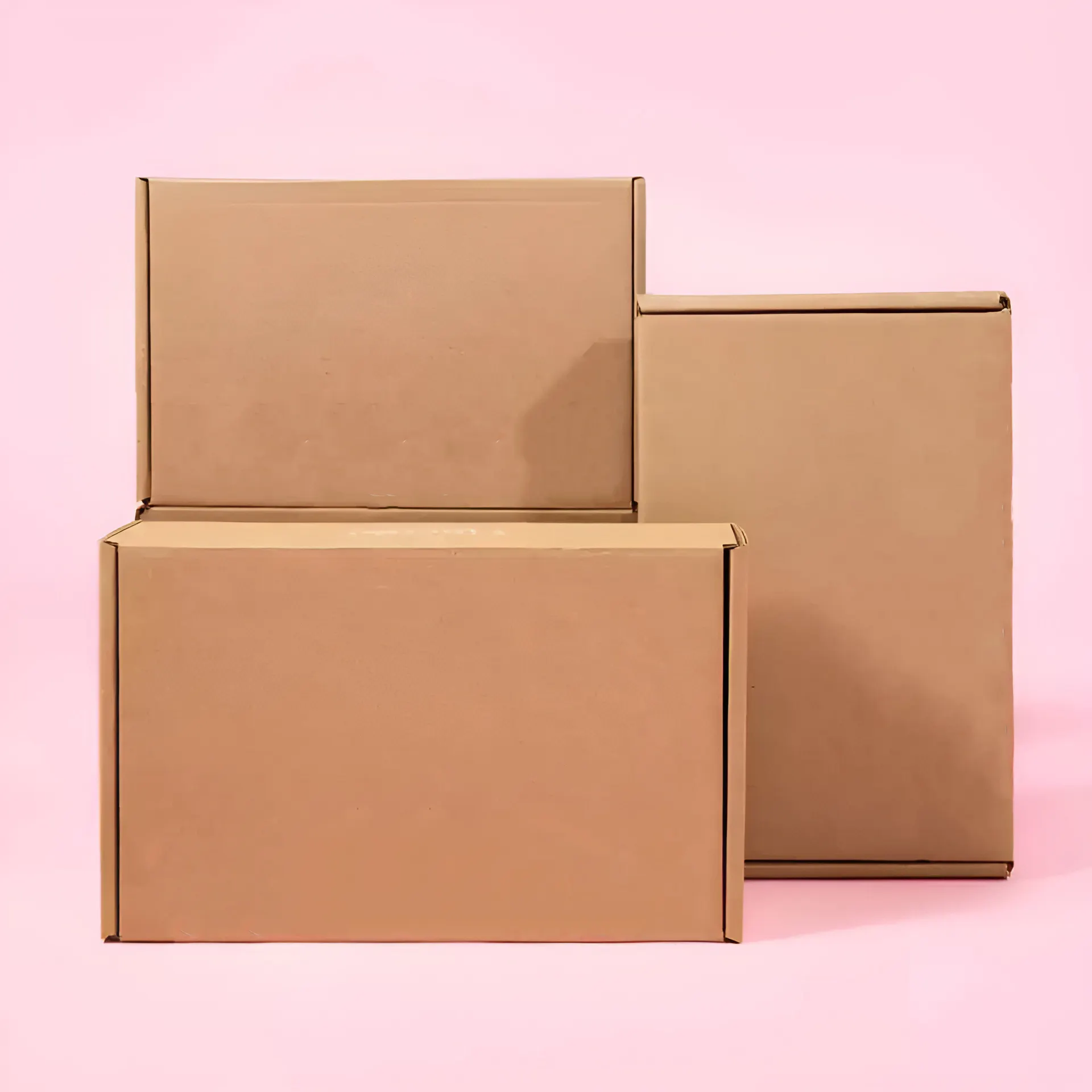 Logo personalizzato stampato Eco Friendly vestiti scatola di spedizione Mailer scatole di imballaggio in carta Kraft ondulata per abbigliamento