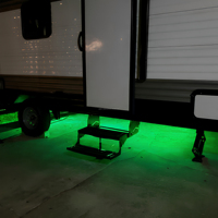 Kit d'éclairage LED RGBIC sous carrosserie pour voitures, SUV et camions Gnsource 12V, luminosité/longueur personnalisables, aluminium, étanche IP68, contrôle par application