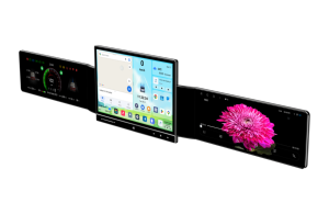 Pour Vietnam Tram Universal 13.1\"+12.3\" Autoradio Android à triple écran 2K+2.5K Qualcomm 8 cœurs CarPlay Contrôle tactile des portes - Product Image 5