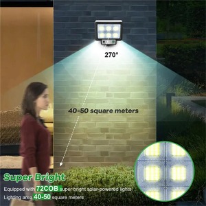 LED Solar Split Wall Lamp 3 Mode Waterproof <b>Motion</b> Sensor Lamps Garden Street Lighting Solar Lamp for Garden Security Wall <b>Light</b> - Product Image 4