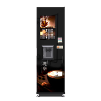 Distributeur automatique de café fraîchement moulu 308B avec fonction SDK, écran tactile 21,5 pouces, capacité de 150 à 200 pièces, marque LE