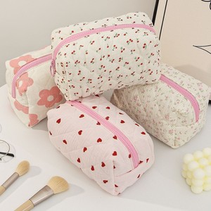 Bolsa <span class=keywords><strong>de</strong></span> Cosméticos <span class=keywords><strong>de</strong></span> <span class=keywords><strong>Viaje</strong></span> con Lazo Bonito y Logotipo Personalizado <span class=keywords><strong>para</strong></span> Mujeres y <span class=keywords><strong>Niñas</strong></span>, Bolsa <span class=keywords><strong>de</strong></span> Aseo <span class=keywords><strong>de</strong></span> Algodón a Cuadros Personalizada, Bolsa <span class=keywords><strong>de</strong></span> Almacenamiento <span class=keywords><strong>para</strong></span> Brochas <span class=keywords><strong>de</strong></span> Maquillaje - Product Image 2