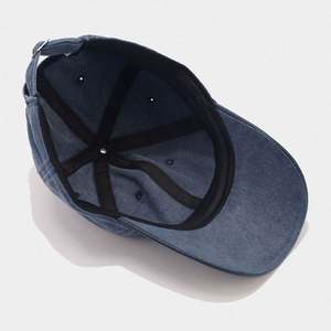 Gorra de béisbol/golf vintage de cuero con borde de color, visera suave, estilo europeo-americano, gorra deportiva con visera de pico de pato para mujer y hombre - Product Image 6