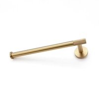 Barre porte-serviettes en or brossé, accessoires de salle de bain