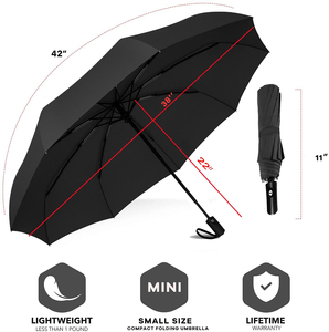 Promotional Folding <b>Umbrella</b> Personal Logo Sunshade Custom logo Compact Portable Rain Automatic <b>Windproof</b> <b>Umbrella</b> with logo - Product Image 3
