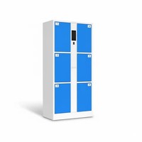Système de casiers intelligents, nouvelle tendance, en acier numérique résistant à la rouille, durable, pour salle de sport, extérieur, colis, casiers de rangement métalliques, utilisation en supermarché