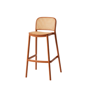 Silla de Bar de Plástico para Exteriores, Colorida, de Alta Gama, para Jardín, Cafetería, Bar, con Patas Altas - Product Image 3