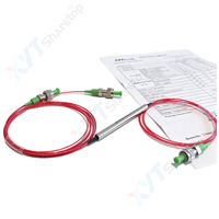 DWDM 1*2 3-Port 50GHz Filter Optik Penjaga Polarisasi (PM) Tabung Baja Serat C28(1554.94nm)-C40(1545.32nm) Saluran