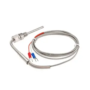 Temperature Sensor Thermocouple Type K 2M EGT Exhaust Probe High Temperature Sensors K Type Thermocouple With Threads