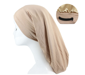 Gorro de Dormir Extra Largo con Forro de Satén, Gorro Tipo Beanie para Cabello Rizado, Regalos para Mujeres con Cabello Crespo - Product Image 3