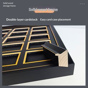 Boîte de rangement anti-poussière en acrylique pour cartes, photos, objets de collection, cadre <span class=keywords><strong>photo</strong></span> style brique - Product Image 4