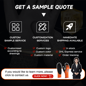 Guantes Recubiertos de Látex Anti-Corte e Impermeables, Protección para Manos y <span class=keywords><strong>Brazos</strong></span> en la Construcción - Product Image 5