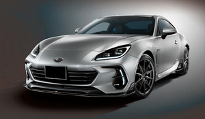 Separador de labios de parachoques delantero de fibra de carbono estilo STI para Subaru BRZ ZD8 GR86 <span class=keywords><strong>2022</strong></span> - Product Image 3