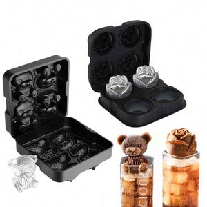 Moules à glaçons en silicone flexibles empilables de grande taille, sans BPA, de formes variées, pour glaces et bâtonnets de crème glacée, vente en gros - Product Image 6