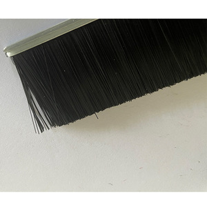 Aluminum Alloy Dustproof Brush Strips For Door Bottom Sealing Industrial Use Durable Minimalist Design - Product Image 3
