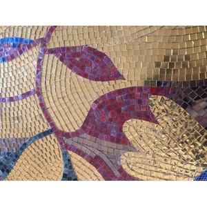 Azulejos de Mosaico de Vidrio con Diseño Moderno y Natural, Patrón Cuadrado, Decoración de Pared con Chorro de Agua, Estilo Parquet para el Hogar - Product Image 6