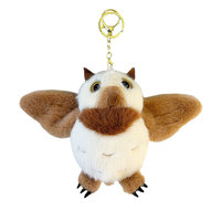 Nouveau Porte-clés Pendentif Hibou en Peluche, Mini Poupée avec Rembourrage en Polyester et Coton PP, Décoration de Sac, Poupée pour Machine à Pinces, Vente en Gros