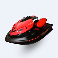 Vente en gros Nouveau Jet Ski à Moteur en Fibre de Verre Haute Vitesse 1400cc pour Surf en Mer, Moteur 4 Temps, Capacité 1500cc, 4 Cylindres, 3 Places