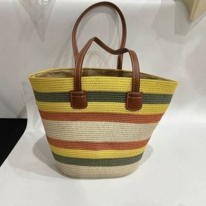 Sac à bandoulière tressé décontracté grande capacité pour femme avec fermeture éclair – Nouveauté tendance pour les vacances à la plage - Product Image 1