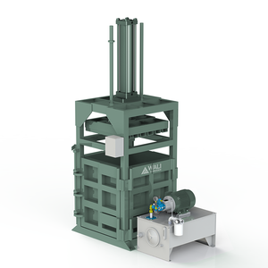 WELL Group-Empacadora hidráulica vertical de 30 toneladas para botellas de PET, máquina de prensa de cartón y papel de desecho textil con paja de biomasa - Product Image 6