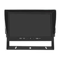 Moniteur vidéo de voiture Android SeemeTech 10,1 pouces IPS HD LCD avec caméra de recul et aide au stationnement, prise en charge de la carte SD, garantie 1 an
