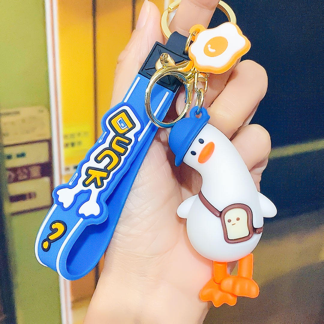 Crooked Duck pendant - White