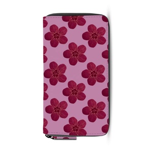 Portafogli Hawaiani, Portamonete, Porta Documenti, Design con Fiore Hau <span class=keywords><strong>Rosa</strong></span>, RFID, in Pelle, Stampa Personalizzata, <span class=keywords><strong>Portafoglio</strong></span> Lungo da <span class=keywords><strong>Donna</strong></span>, <span class=keywords><strong>Portafoglio</strong></span> con Cerniera - Product Image 6