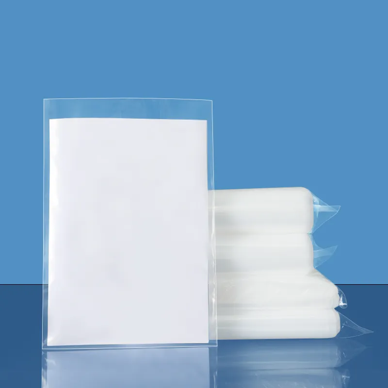 Grand sac plastique PE haute pression transparent poche plate pour emballage