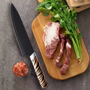 Ensemble de couteaux de cuisine professionnels en acier inoxydable de haute qualité, couteau de chef, couteau à trancher, éplucheur, pour couper - Product Image 4