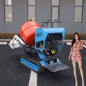 Gran oferta, máquina mezcladora de hormigón, mezcladora de hormigón de carga automática, mezcladora de hormigón sobre orugas, precio de fábrica - Product Image 5