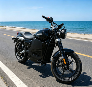 Moto tout-terrain économique et fiable pour adolescents, adultes et couples, vitesse 80 km/h, utilisation domestique, homologuée UE pour le stationnement partout. - Product Image 2