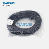 Câble d'alimentation et de communication haute flexibilité Basler 10M-HR6F-OP-HF-PIO de 10 m, Hirose 6 broches à extrémité ouverte pour caméra de vision industrielle