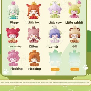 Nuovo Arrivo Originale SMALLZOO Little Zoo Serie Perline Carine Animali in PVC Blind Box Adorabili Statuette Trendy da Collezione Originali - Product Image 2