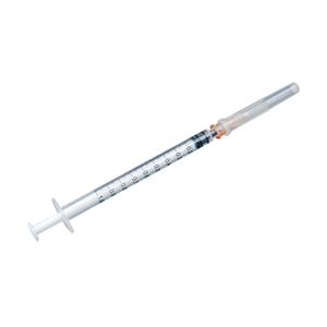 Jeringa Deslizante Luer Estéril de 3 Partes Desechable para Veterinaria, Modelo de Aguja, 1ml, OEM y ODM - Product Image 2