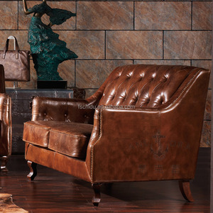 Sofá Chesterfield <span class=keywords><strong>de</strong></span> Cuero Italiano Genuino <span class=keywords><strong>de</strong></span> Buena Calidad <span class=keywords><strong>y</strong></span> Económico, EE. UU. - Product Image 2