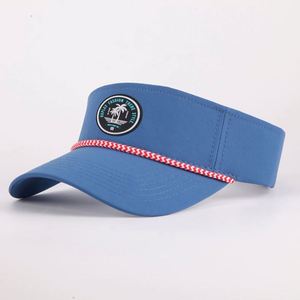 หมวกกันแดดแบบปรับได้สำหรับกีฬากอล์ฟฤดูร้อน ผ้าฝ้าย 100% พร้อมงานปัก สำหรับกิจกรรมกลางแจ้ง ตกปลา และปั่นจักรยาน (สำหรับทุกเพศ) - Product Image 1