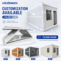 Casa Contenedor Modular Prefabricada de Madera Tipo Z, Plegable, Resistente a Terremotos, para Oficina, Campamento de Trabajadores, Almacén