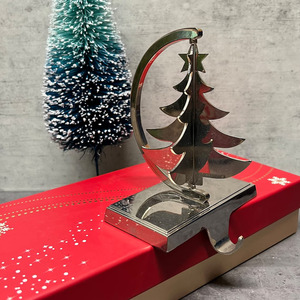 2025 Best Seller Christmas Tree <b>Stocking</b> <b>Holder</b> Aluminium - Product Image 1