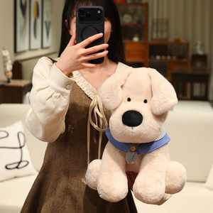 Regalo per Bambini, Peluche Realistico di Cane Seduto, Giocattolo Morbido Simulazione Animale, Design Personalizzato - Product Image 6