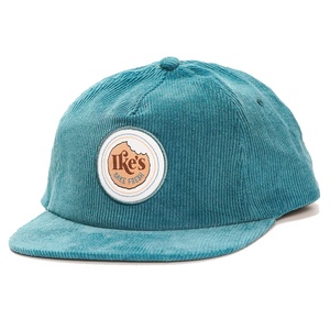 Casquettes Snapback en velours côtelé personnalisées, 5 panneaux, non structurées, avec étiquette tissée, logo brodé - Product Image 2