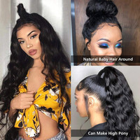 Perruques full lace body wave cheveux humains, les perruques 100% cheveux humains de luxe cheveux humains pour le chien