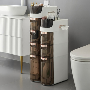 <span class=keywords><strong>Jeko</strong></span> & <span class=keywords><strong>Jeko</strong></span> 2-4 niveles Fácil de montar Material plástico Gabinete de almacenamiento de espacio estrecho - Product Image 1