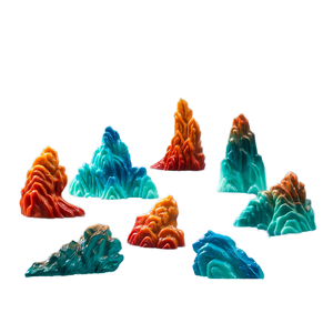 Miniature Rocaille Paysagère Micro-landscape Accessoires Jardin Zen <span class=keywords><strong>Figurines</strong></span> de Montagne en Résine Peintes à la Main Ornements Noël Remise de Diplôme - Product Image 1