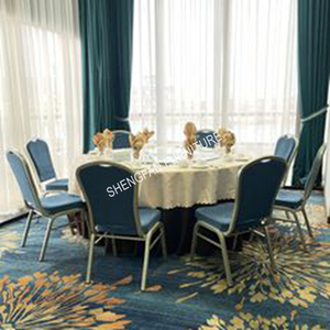 Comodo usato in metallo per matrimoni <span class=keywords><strong>sedie</strong></span> da <span class=keywords><strong>tavolo</strong></span> banchetto <span class=keywords><strong>sala</strong></span> Hotel sedia evento per soggiorno cucina cuscino in schiuma impilabile - Product Image 5