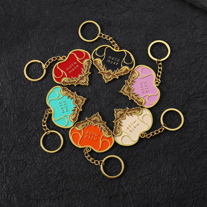 Kẽm Hợp Kim Biểu Tượng Tùy Chỉnh Tự Làm Hình Trái Tim Quyến Rũ Cá Nhân Móc Chìa Khóa - Product Image 6