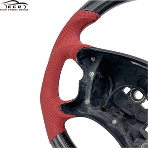 <span class=keywords><strong>Volant</strong></span> en fibre de carbone en cuir perforé Ever-Carbon Racing ECR pour <span class=keywords><strong>Mercedes</strong></span> Benz <span class=keywords><strong>CLK</strong></span> <span class=keywords><strong>W209</strong></span> - Product Image 4
