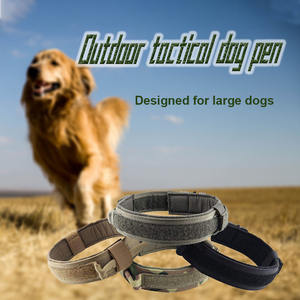 Langlebiges Outdoor-Taktisches Hundehalsband für Große Hunde Explosionsgeschütztes Punch-Halsband mit Verstärkter Hundeleine Haustier-Reisetasche - Product Image 2