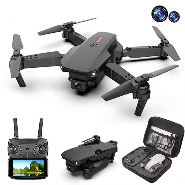 Factory wholesale cheap E88 drone professional hot selling product 13 minute battery 4k hd camera portable small foldable drone